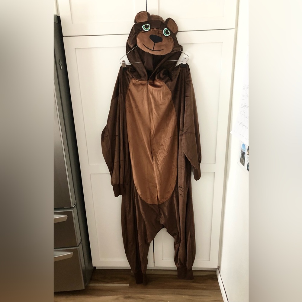 Like New Adult size Bear Union Suit, one size fits most